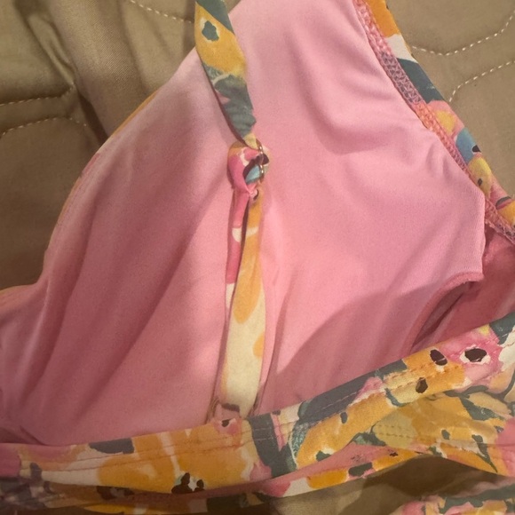 Anne Cole Limited Edition Swim V-WIRE TOP & SHIRRED Bottom: Size Large Floral - Picture 8 of 9